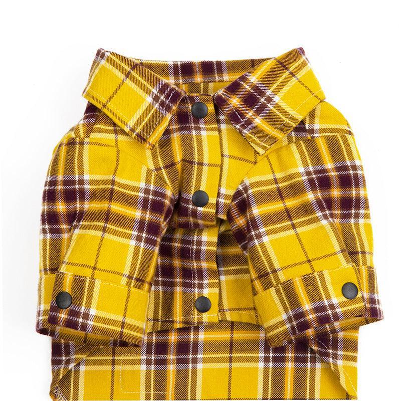 Cozy Checkered Pet Shirt