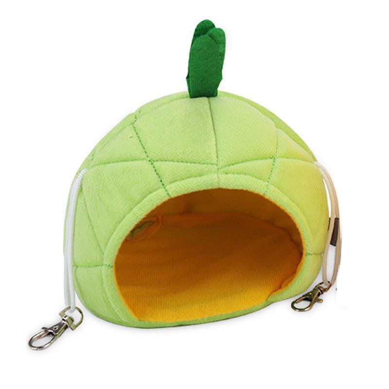 Cozy Cotton Haven - Hanging Hammock For Small Pets
