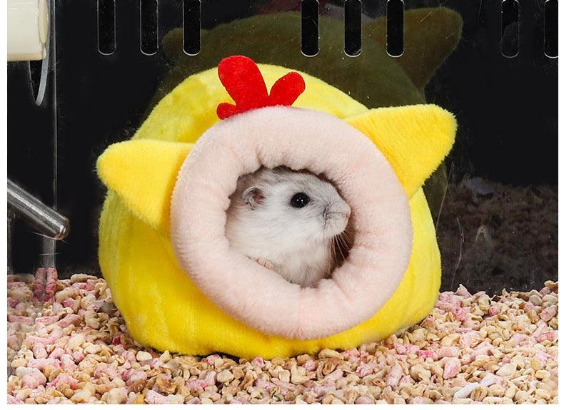 Cozy Fruit-Themed Small Pet Nest - Perfect For Your Furry Friend!