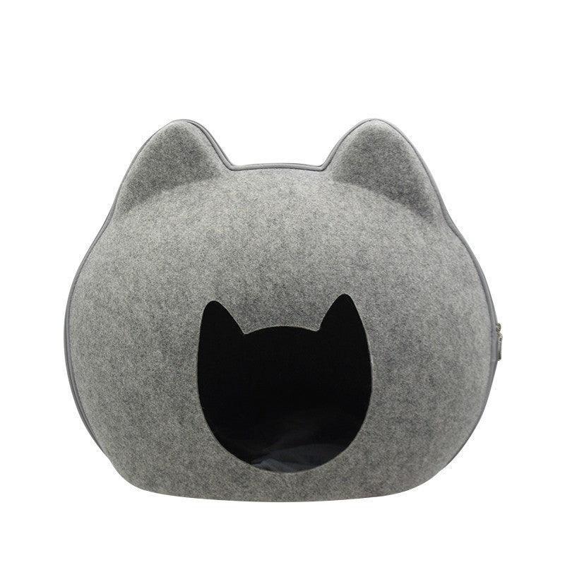 Cozy Haven Cat House & Litter Combo