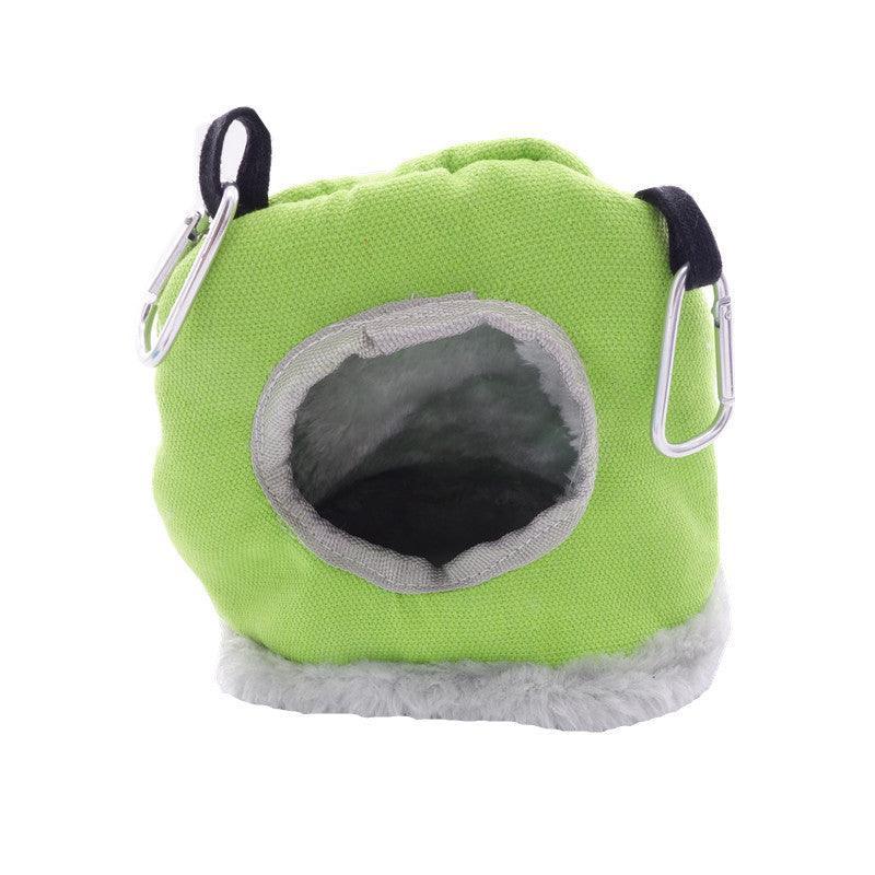 Cozy Plush Peony Hanging Hammock For Small Pets