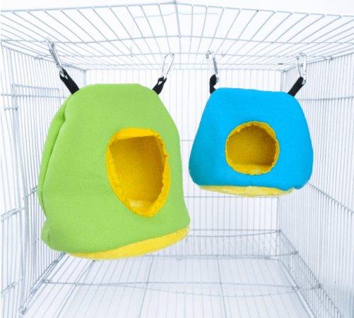 Cozy Plush Peony Hanging Hammock For Small Pets