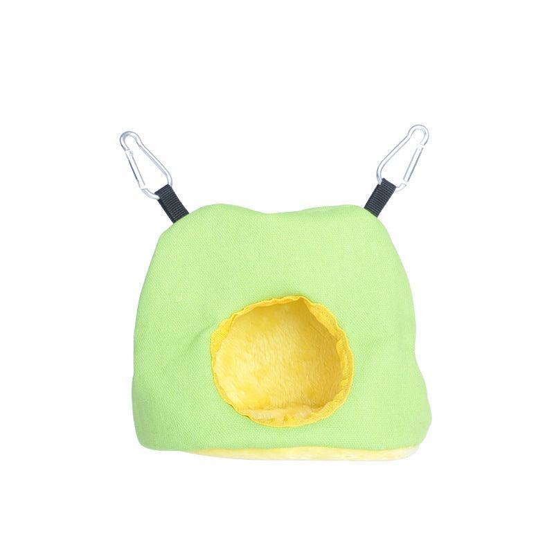 Cozy Plush Peony Hanging Hammock For Small Pets