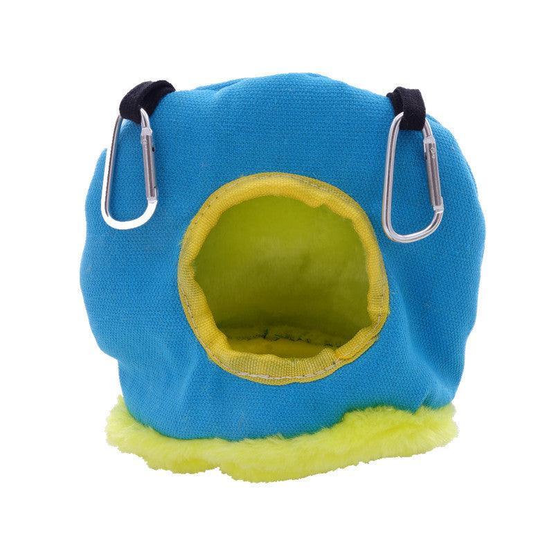 Cozy Plush Peony Hanging Hammock For Small Pets