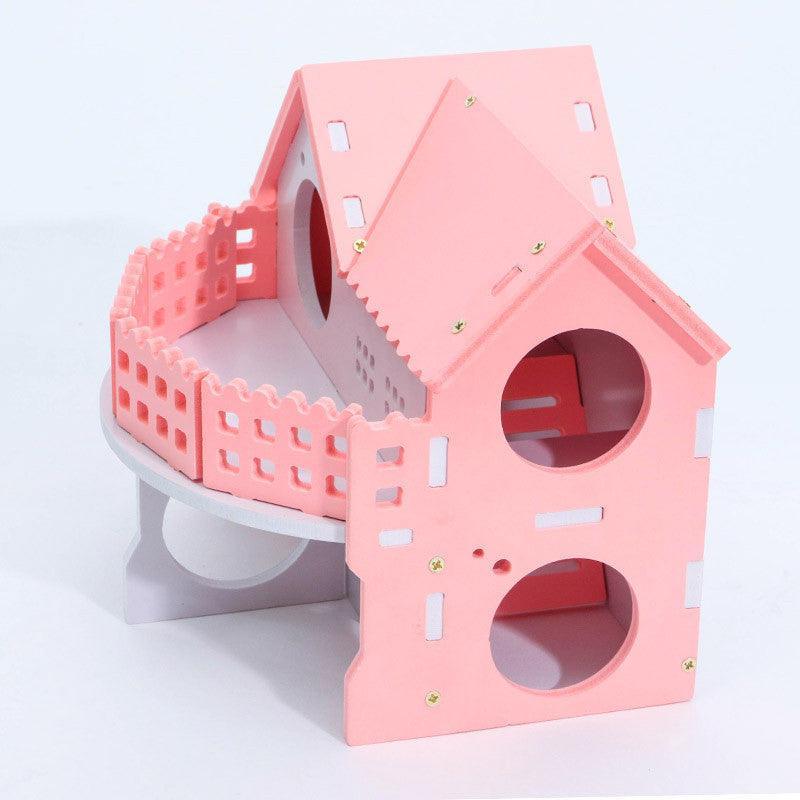 Cozy Woodland Retreat: Cute And Colorful Hamster Sleeping Nest