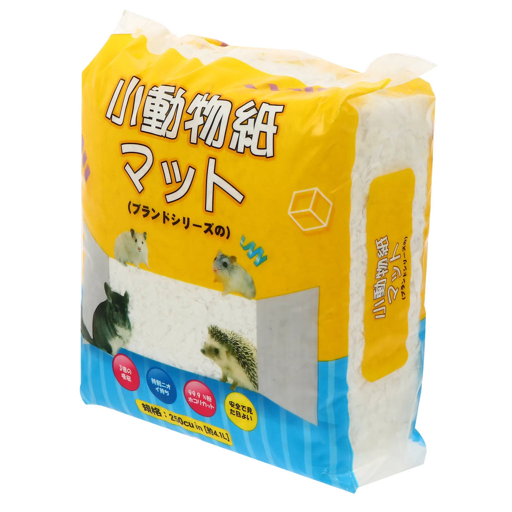 1Pack Absorbent Pet Paper Chip Bedding Large Capacity Hamster Shavings Cage Odor Removal Small Pet Bed
