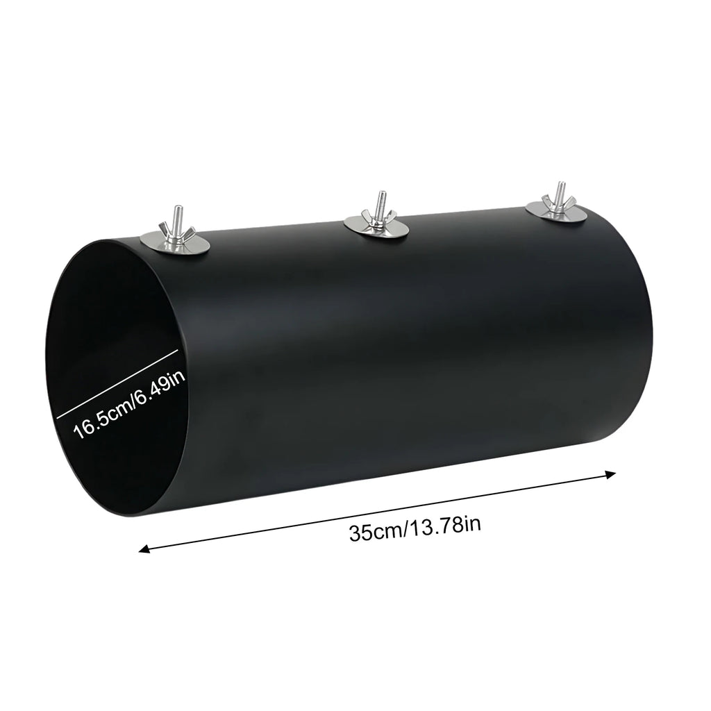 2 Piece Hanging Cooling Tunnel Toys Cage Accessories Exercising Training Tubes Metal Tube Toys for Guinea Pig Hamster Chinchilla