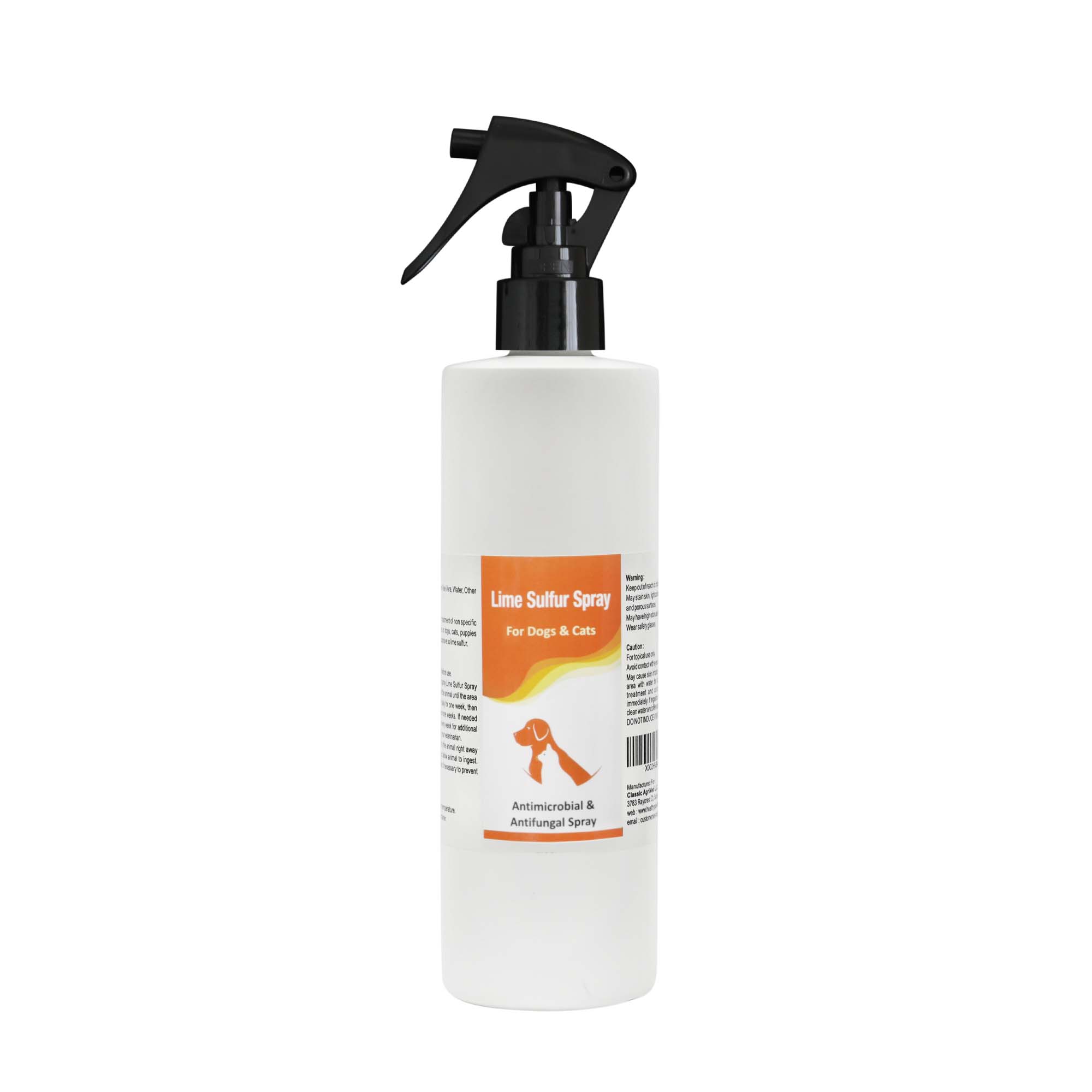 Lime Sulfur Pet Shampoo & Spray Bundle – 8 oz Set