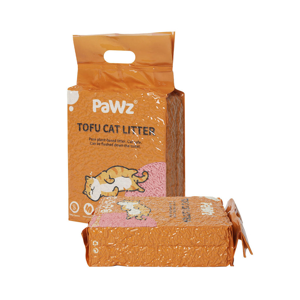 Pawz 2.5kg Tofu Cat Litter Watermelon x12