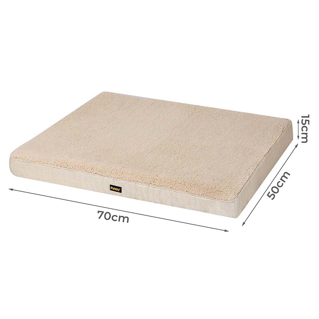 Pawz Dog Bed Soft Pet Mat Cushion Removable Washable