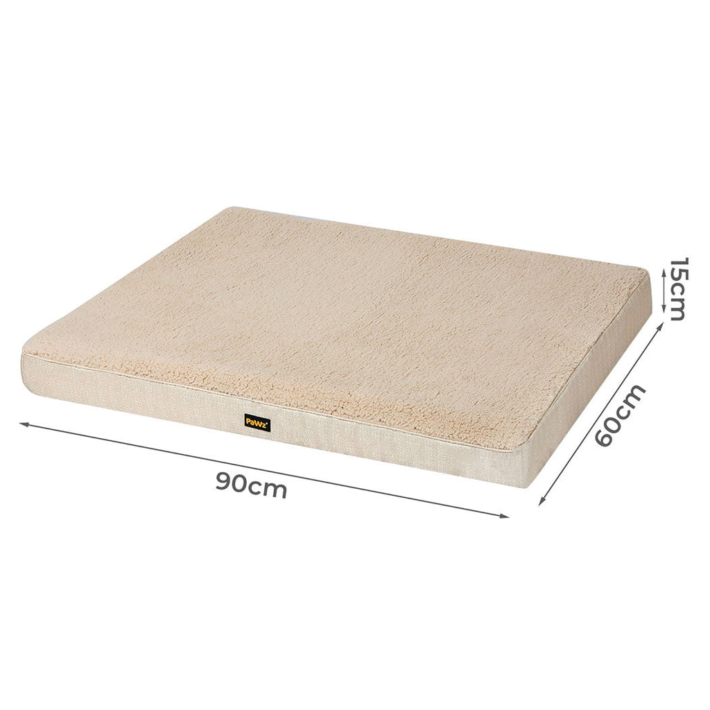 Pawz Dog Bed Soft Pet Mat Cushion Removable Washable